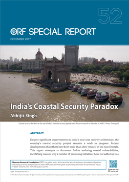 Coastal Security Paradox Abhijit Singh