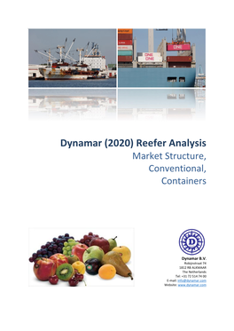 Dynamar (2020) Reefer Analysis Market Structure, Conventional, Containers