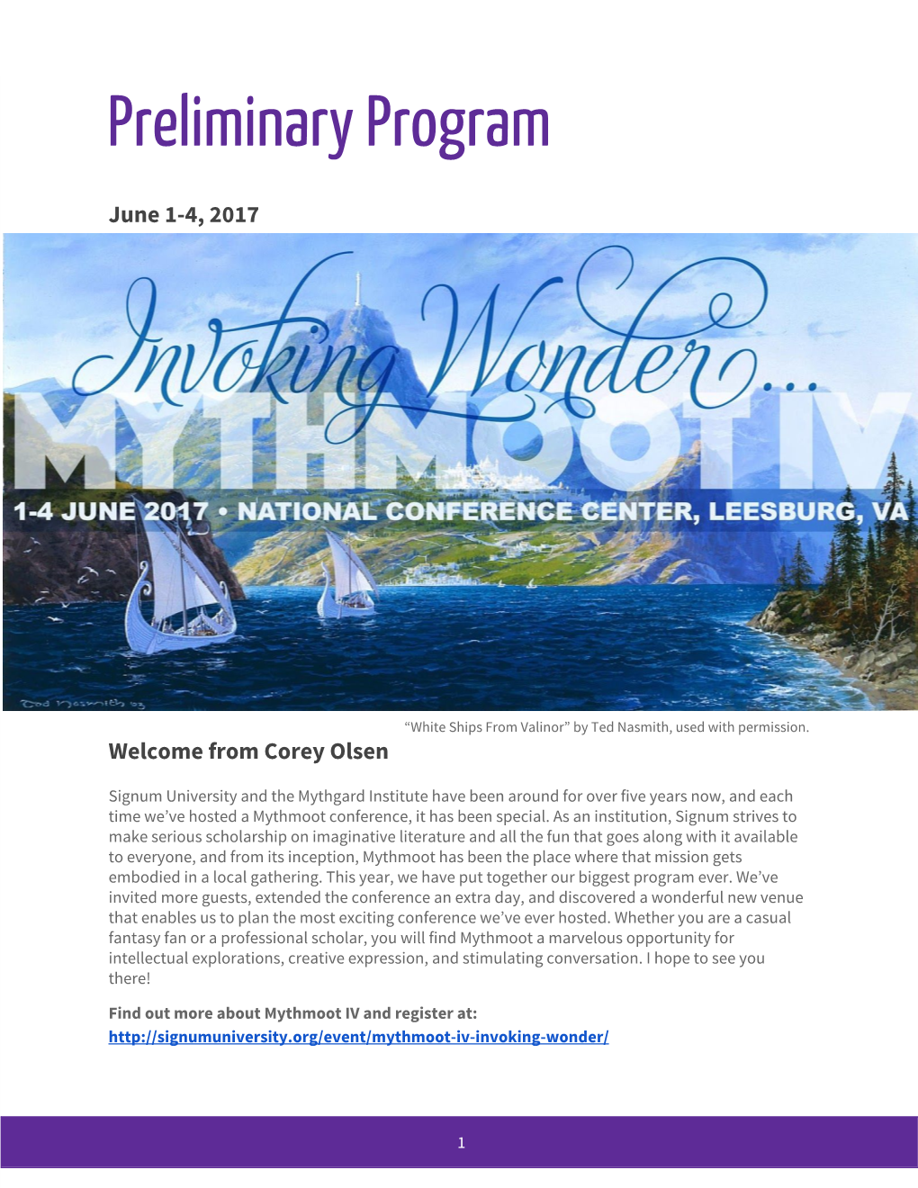 Mythmoot IV Program