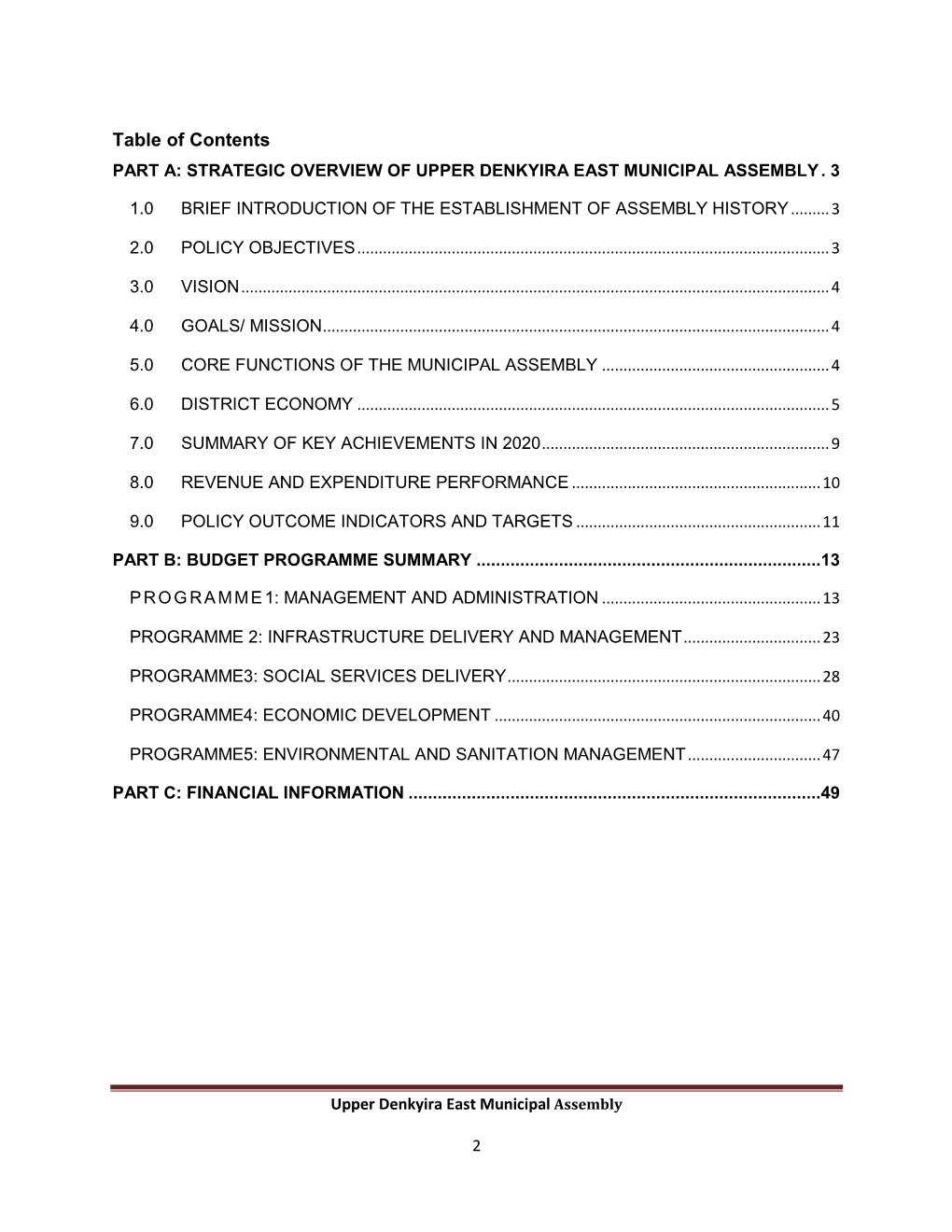 Upper Denkyira East Municipal Assembly