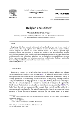Religion and Science5