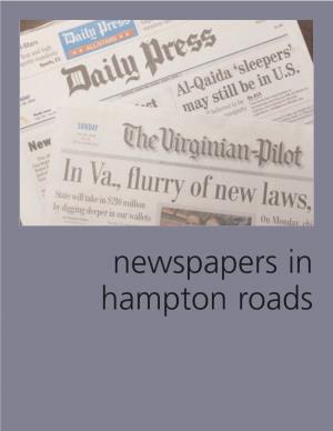 Newspapers in Hampton Roads: Competition, Coverage and Issues