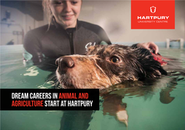 DREAM CAREERS in Animal and Agriculture Start at Hartpury Studying ANIMAL & Agriculture: Contents Why Hartpury?
