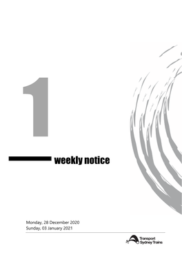 Weekly Notice