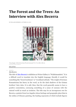 An Interview with Alex Becerra