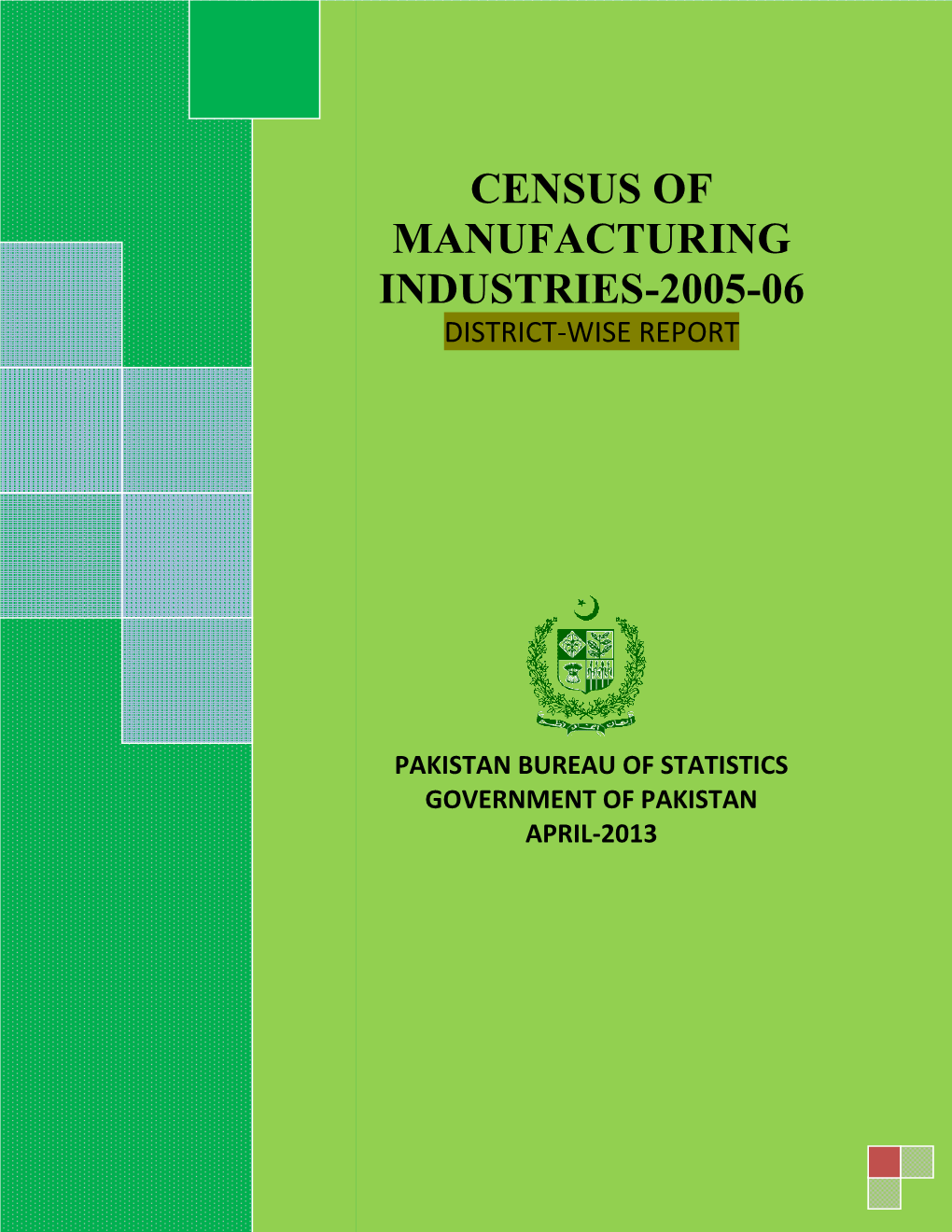 Census of Manufacturing Industries-2005 Sus Of