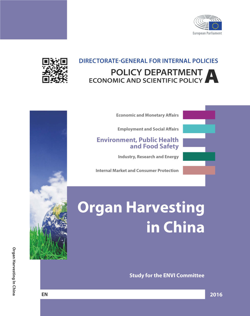 Organ Harvesting in China Brussels, 21 April 2015