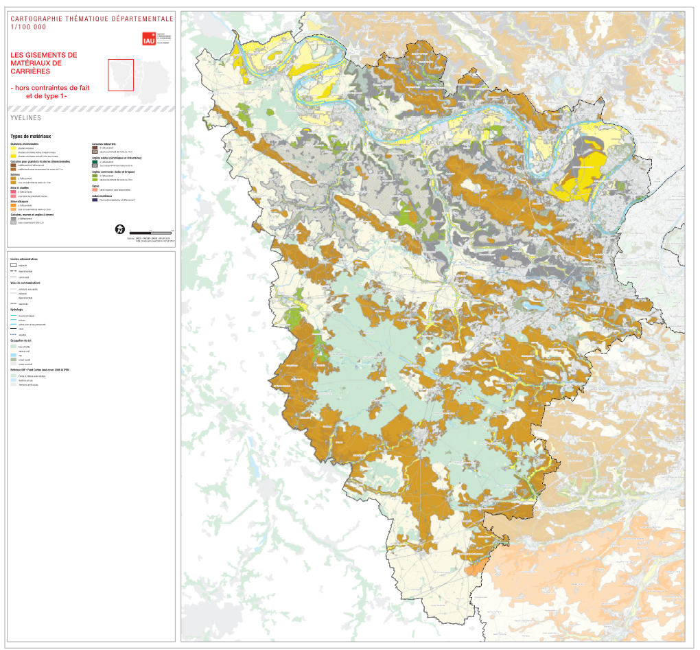 Yvelines Cartographie Thématique Départementale