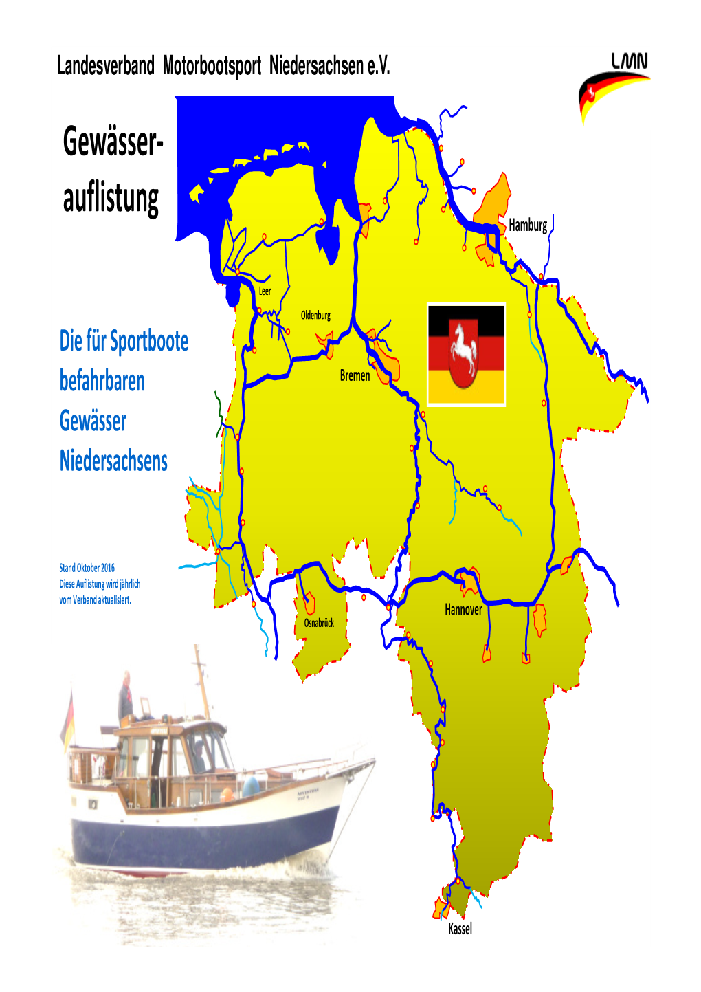 Gewässerkarte Status Dez. 2016