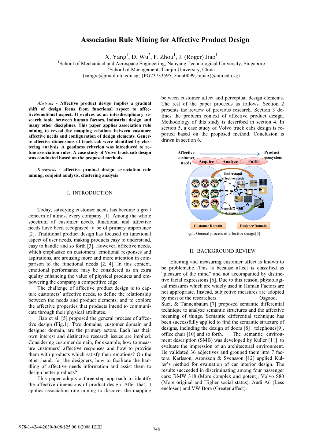 Association Rule Mining for Affective Product Design