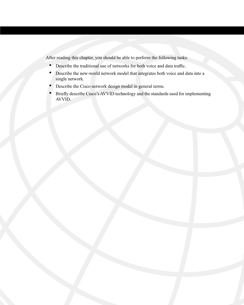 Chapter 1: Merging Voice and Data Networks