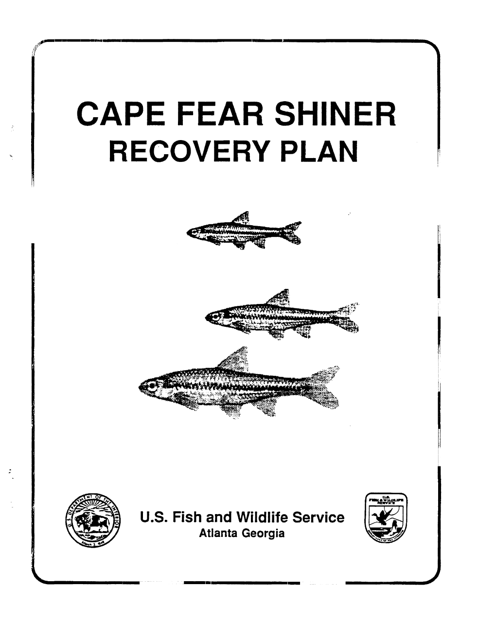 Cape Fear Shiner Recovery Plan