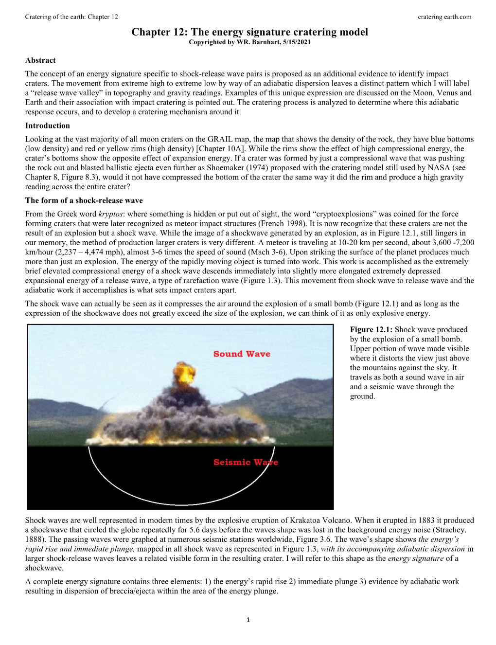 Chapter 12 – Energy Signature Model