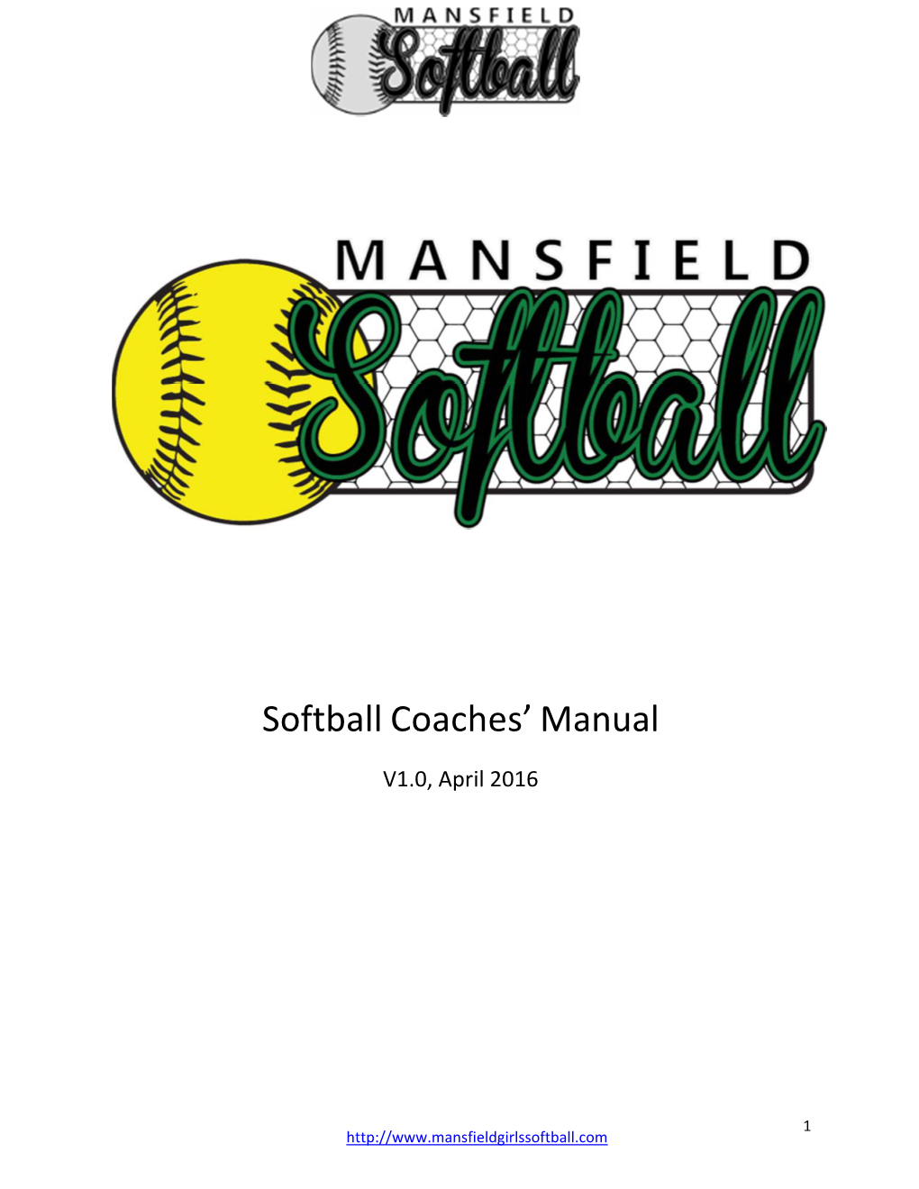Softball Coaches' Manual