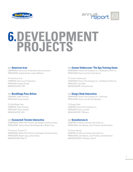 6.Development Projects