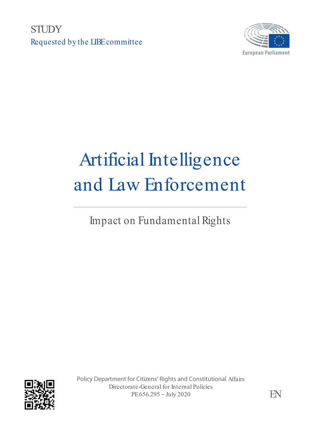 Artificial Intelligence and Law Enforcement - DocsLib