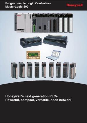 Honeywell's Next Generation Plcs Powerful, Compact, Versatile, Open Network