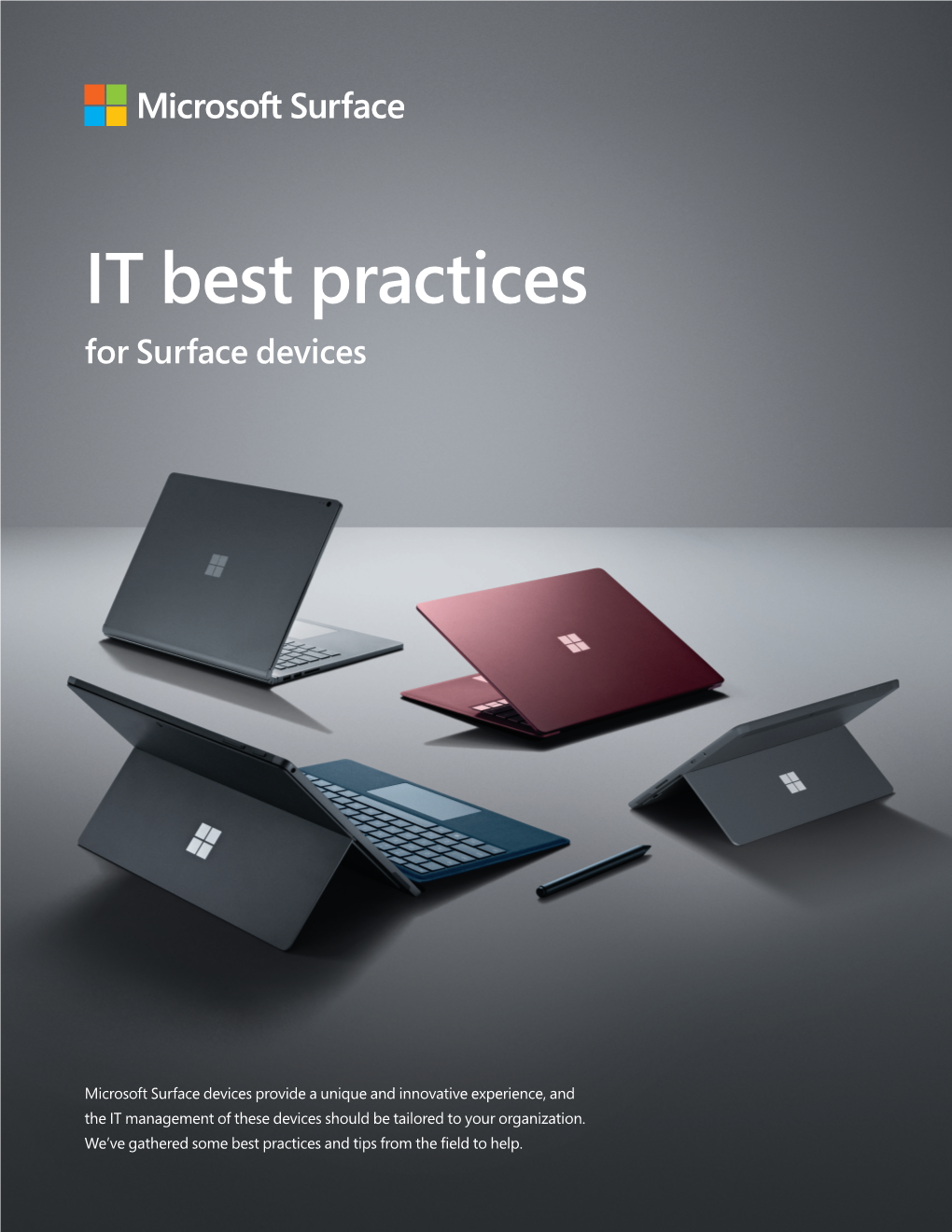 IT Best Practices for Surface Devices