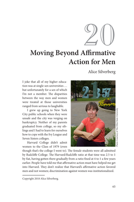 Moving Beyond Affirmative Action For