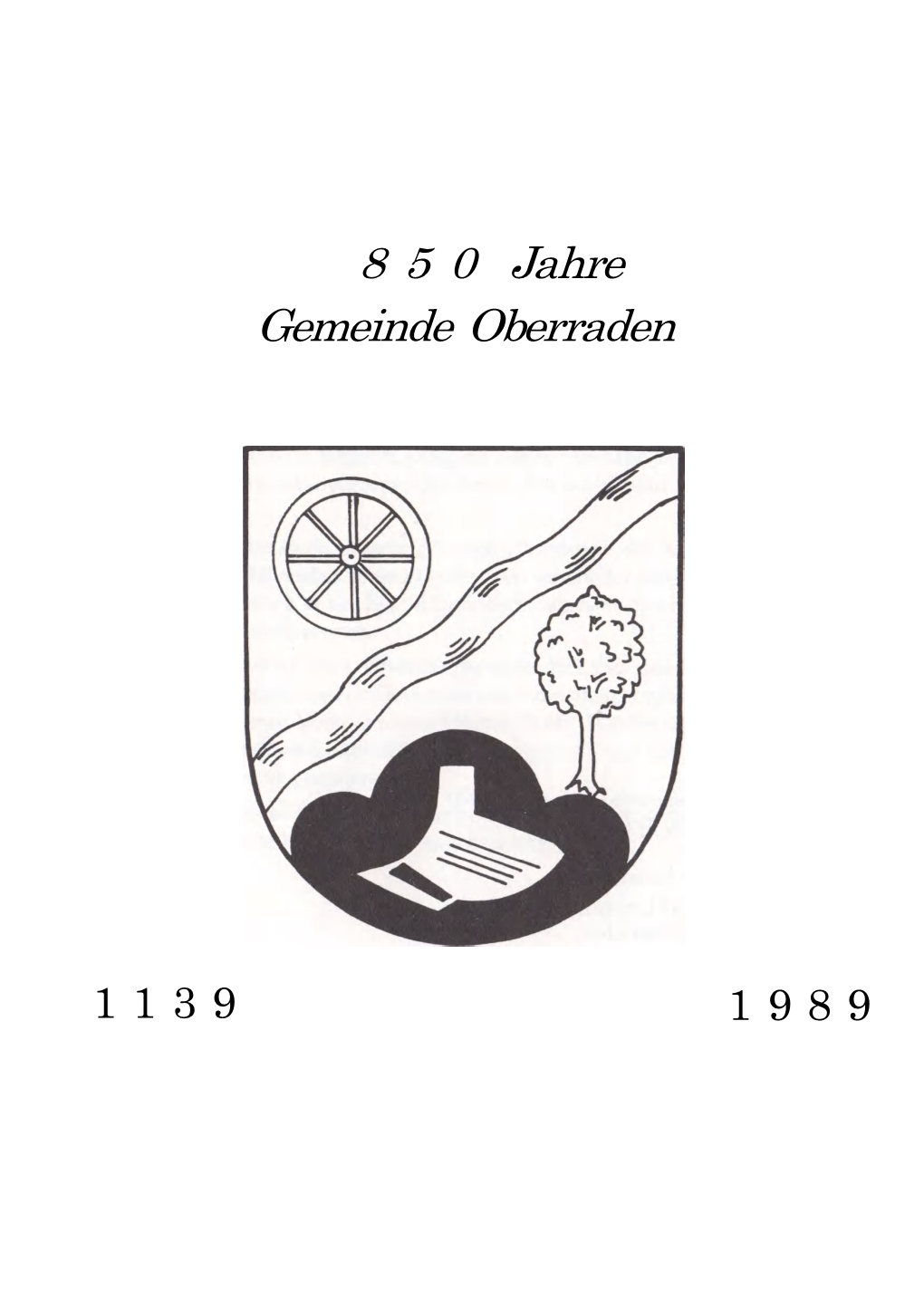 850 Jahre Gemeinde Oberraden