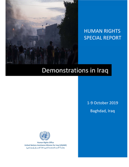 Human Rights Special Report, Demonstrations in Iraq