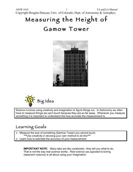 Gamow Towertower