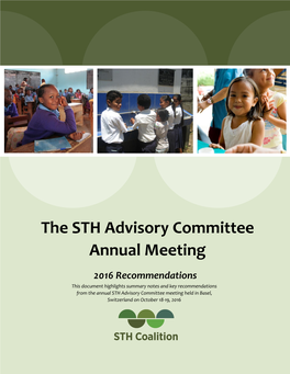 The STH Advisory Committee Annual Meeting