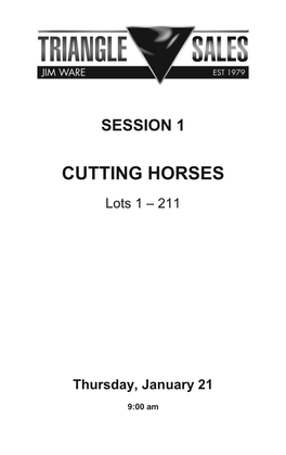 Cutting Horses