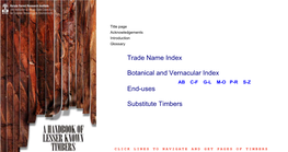 Botanical and Vernacular Name Index a B