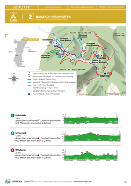DAMBACH-NEUNHOFFEN 2 42 Km - 3 Circuits/Strecken/Trails/Circuits Obersteinbach Alsaceavelo.Fr Niedersteinbach
