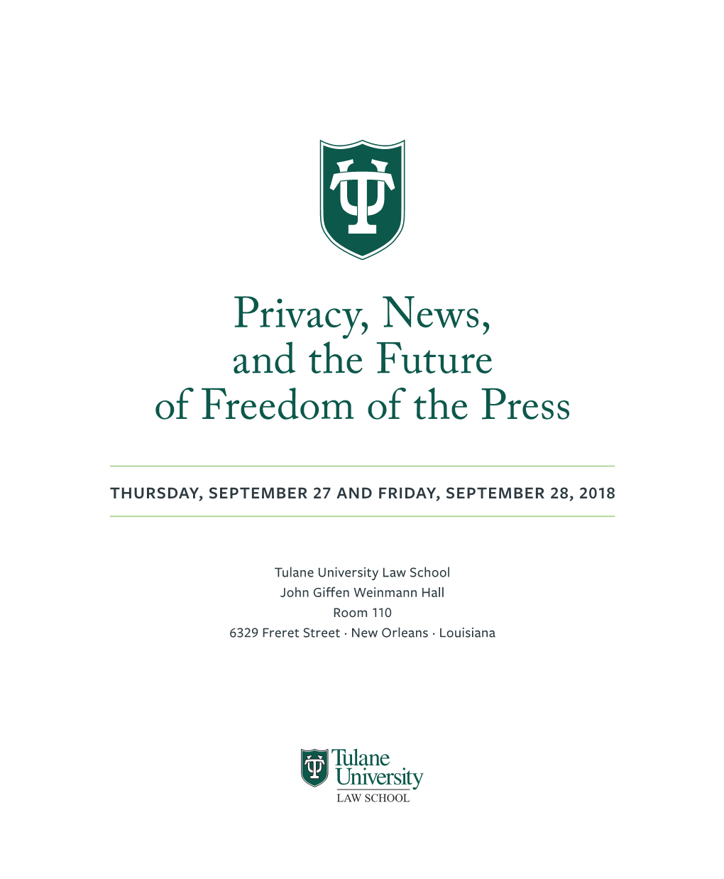 Privacy, News, and the Future of Freedom of the Press