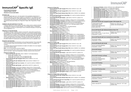 Immunocap Specific