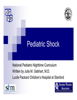 Pediatric Shock
