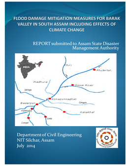 Flood Damage Mitigation Measures for Barak Valley in South Assam Including Effects of Climate Change