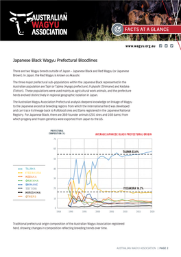 AWA Factsheet | Japanese Black Wagyu Prefectural Bloodlines