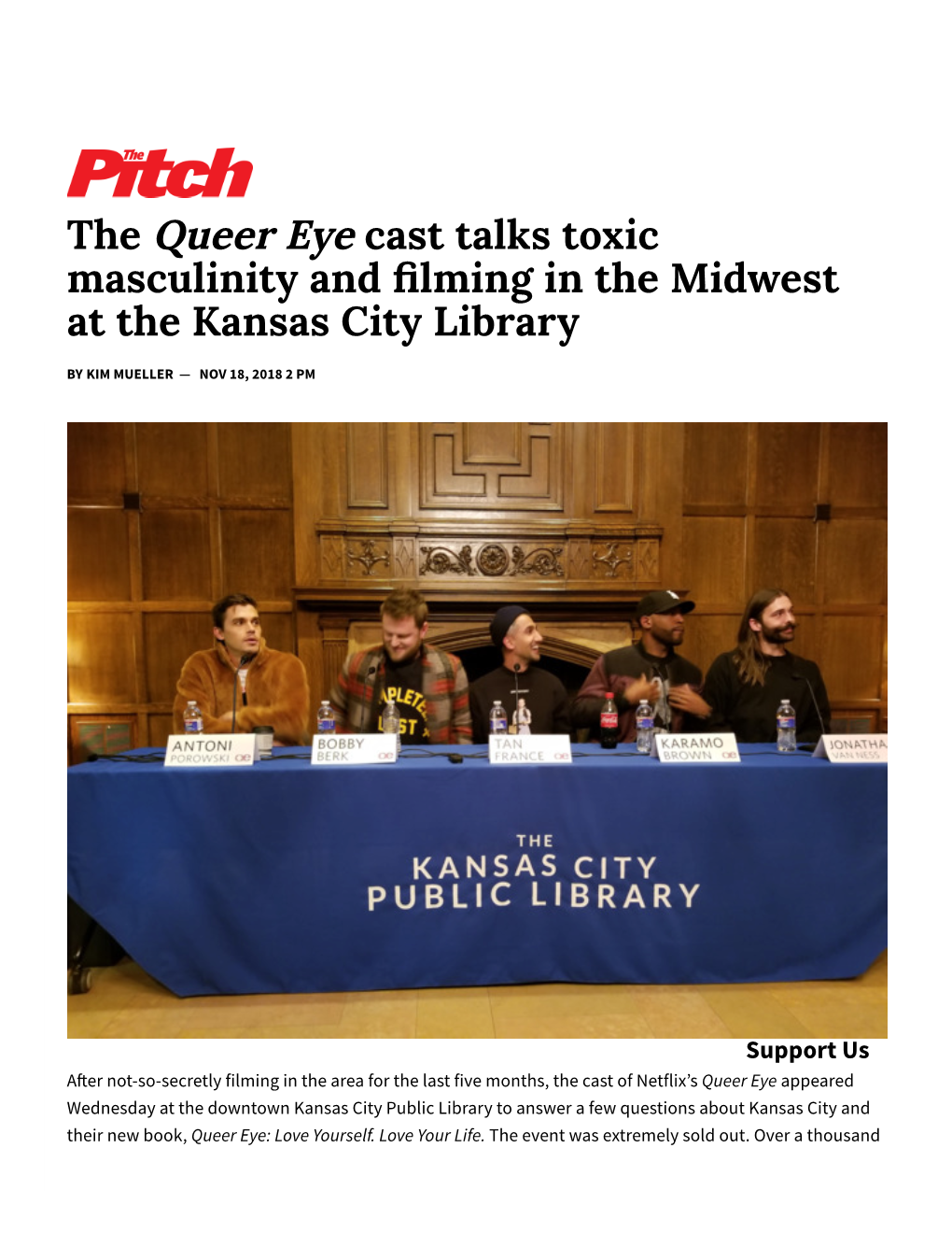 Queer Eye Cast Talks Toxic Masculinity ...The Midwest at the Kansas City