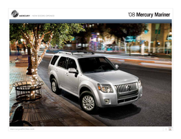 2008 Mercury Mariner, You’Ll Be in Style All Season Long