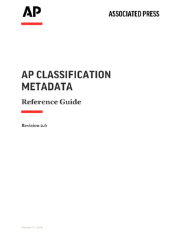 AP Classification Metadata Guide