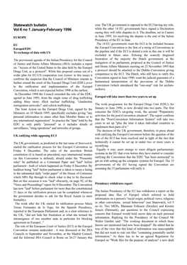 Statewatch Bulletin Vol 6 No 1 January-February 1996