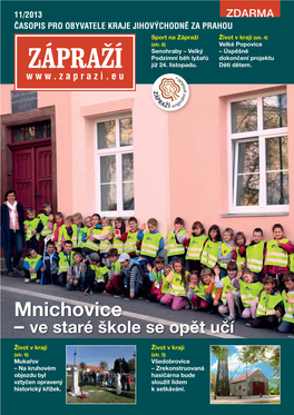 Mnichovice – Ve Staré Škole Se Opět Učí