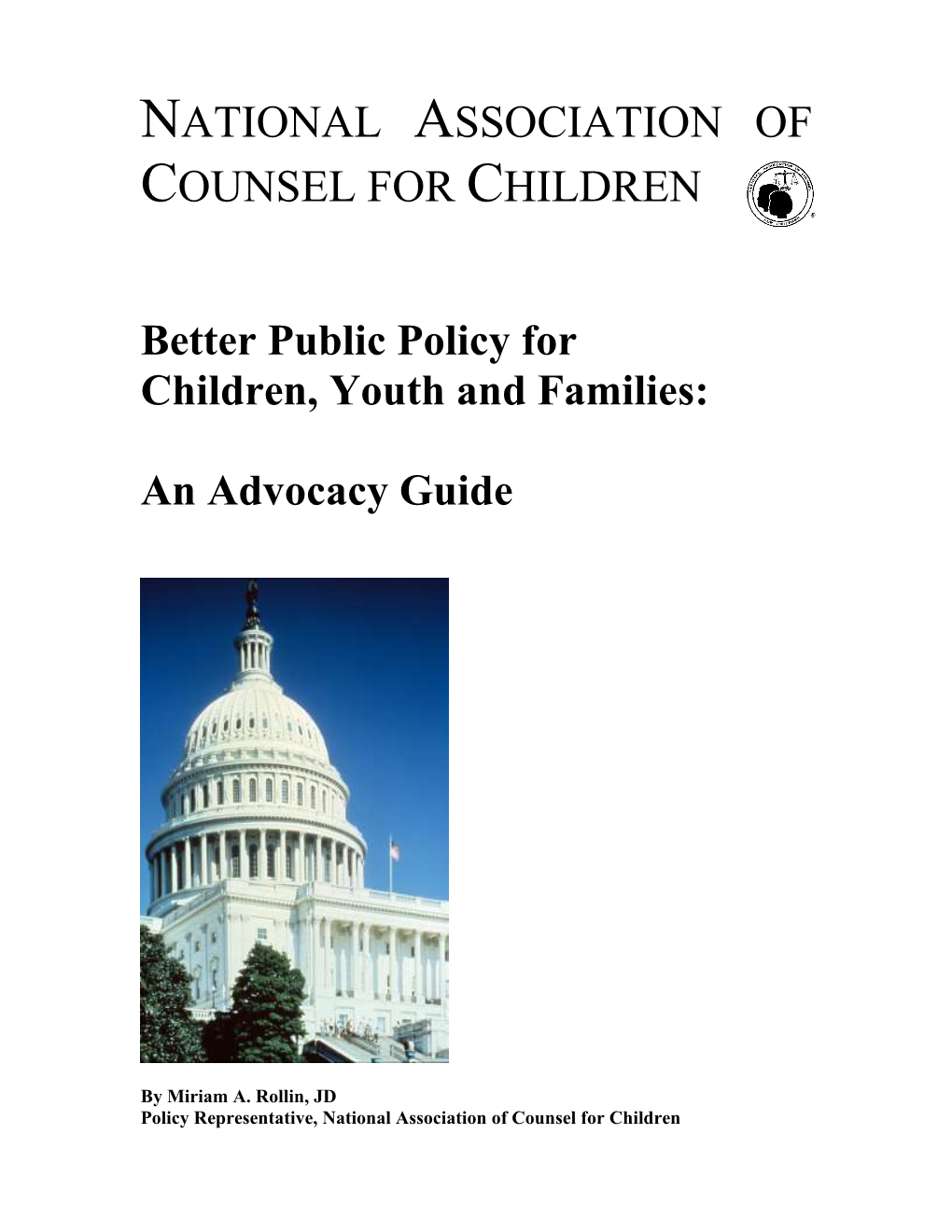 An Advocacy Guide