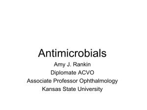 Antimicrobials Amy J