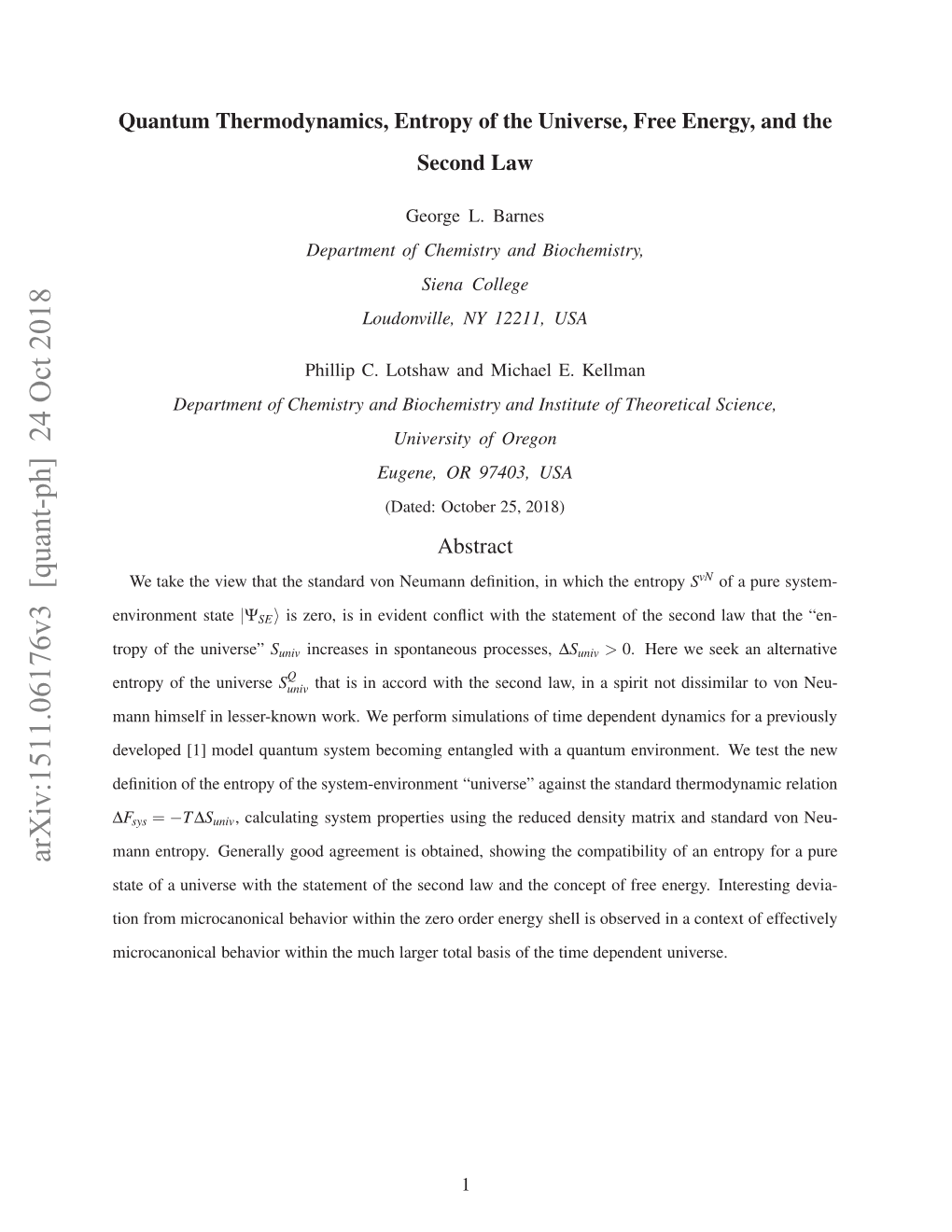 Arxiv:1511.06176V3 [Quant-Ph]