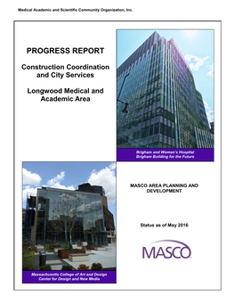 2016 Construction Coordination Report