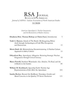 RSA Journal 31/2020