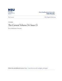 The Current Volume 24: Issue 15