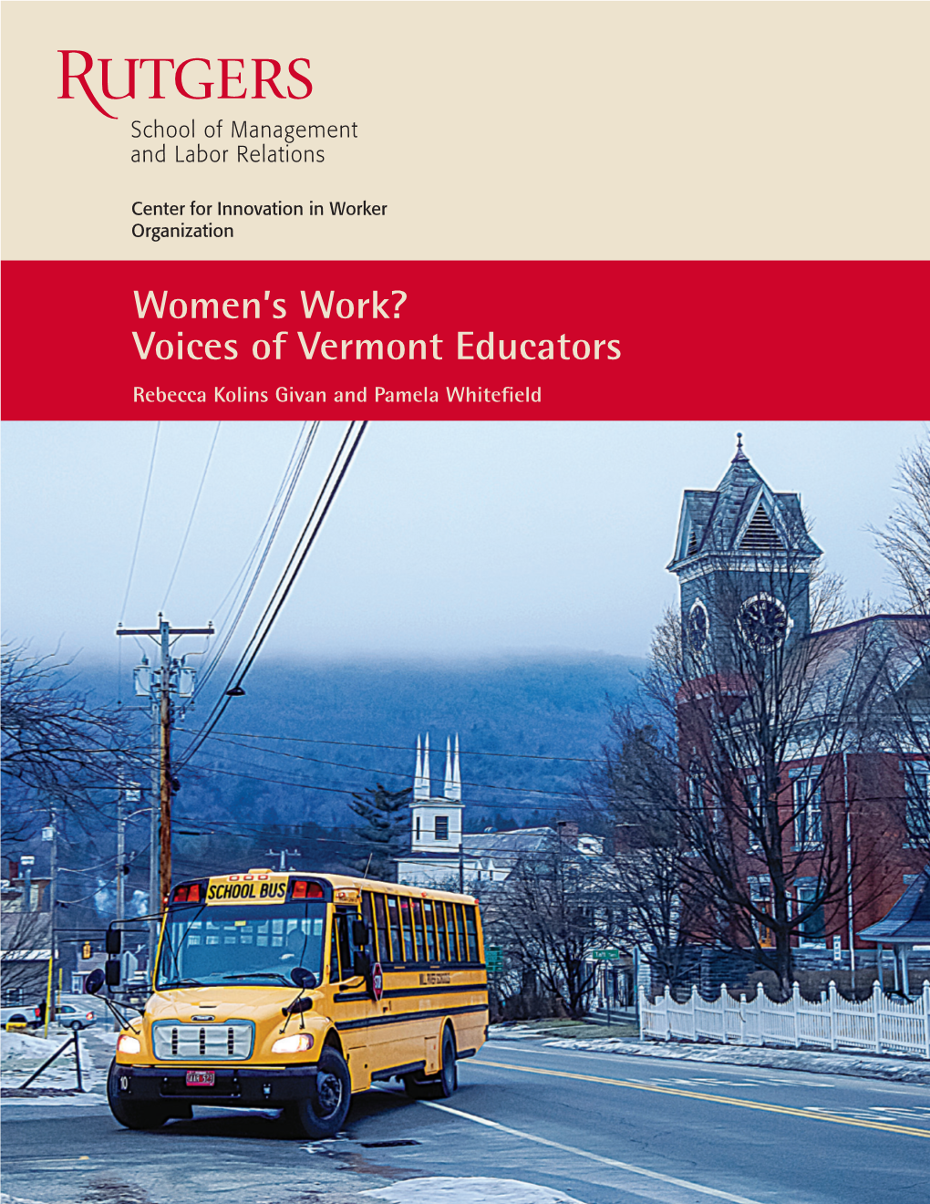 Women's Work? Voices of Vermont Educators