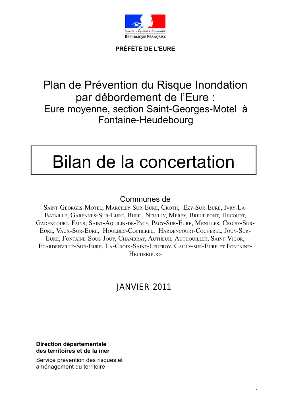 Bilan De La Concertation