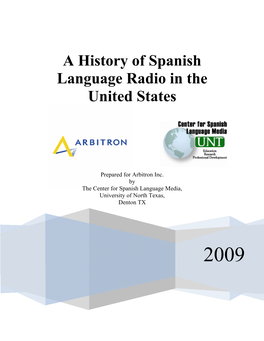 A History of Spanish Language Radio in the United States