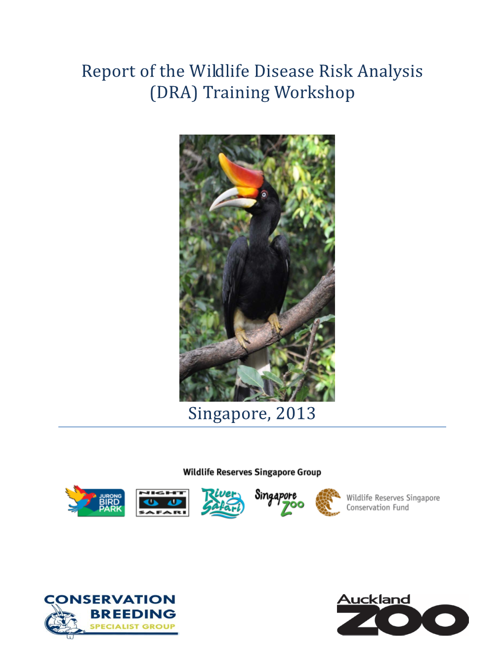 Report of Singapore Wildlife DRA Training Workshop 2013.Pdf